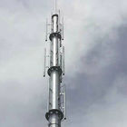 ISO 9001 Ośmiokątna stożkowa stalowa wieża Monopole o długości 40 m