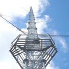 Komunikacja elektryczna 55m kratowa stalowa wieża rurowa