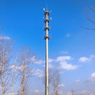 80-metrowa ocynkowana mobilna stalowa wieża komunikacyjna Monopole
