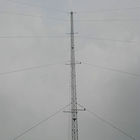 Rurowa ocynkowana ogniowo wieża z drutu ocynkowanego o długości 40 m Konfigurowalna konstrukcja stalowa