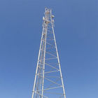 Ocynkowana stalowa rura telekomunikacyjna Rurowa antena kratowa Stalowa wieża 4 nogi Dostosowane