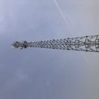 Cynkowane ogniowo 3 lub 4 nogi Stalowa rurowa wieża antenowa telekomunikacyjna