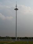 40-metrowa wieża antenowa monopolowa ocynkowana ogniowo ośmiokątna stożkowa