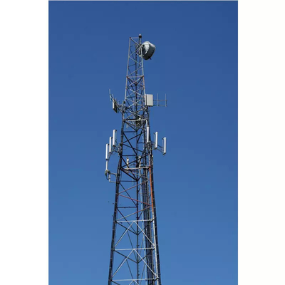 Stalowa wieża rurowa ocynkowana ogniowo 30m 60m Gsm Communication Telecom