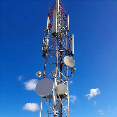 70m Gsm Telecom Stalowa wieża ocynkowana Bar 3-nożna konstrukcja kątowa