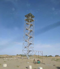 Certyfikowana przez ISO 15-metrowa stalowa wieża kątowa, wieże telekomunikacyjne