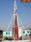 20m - 32m Czerwono-biała wieża szybkiego montażu Teleskopowa 20'' Room