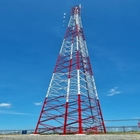 Kątowa 3-nożna mobilna wieża antenowa ze stali ocynkowanej ze wspornikami MW