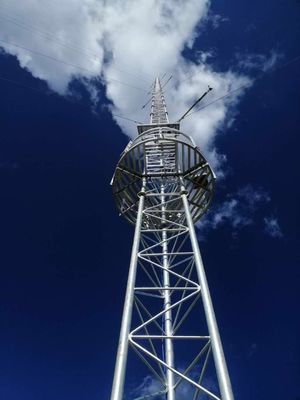 SGS ASTM A36 Guyed Wire Tower do komunikacji