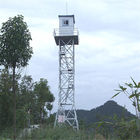 Kątowa stalowa wieża obserwacyjna armii do obserwacji przez człowieka