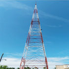 80m ocynkowana stal kątowa telekomunikacyjna Q235 4-nożna wieża