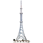 100m wieża komunikacji mobilnej CDMA ocynkowana ogniowo ze wspornikami