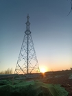 Wieża komunikacyjna Gsm 5g Anteny radiowe i mikrofale FM z wysokim masztem