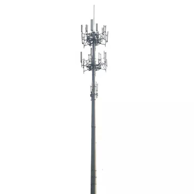 Nadawanie / 4g Monopole Steel Tower Communication