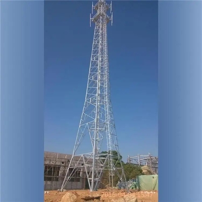 Ocynkowana samonośna wieża telekomunikacyjna Kątowa stal Q345 Q235