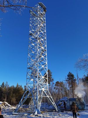 Samonośna komunikacja Wi-Fi 50 m Wojskowa wieża strażnicza