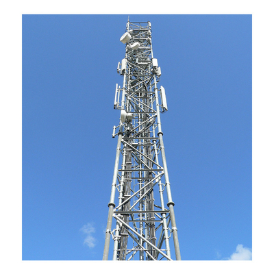 70m Gsm Telecom 3-nożna wieża ocynkowana stalowa konstrukcja kątowa