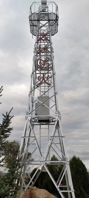 Obserwacja pożaru lasu Ocynkowane stalowe wieże Monitorowanie czterech stóp